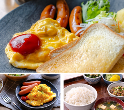 Breakfast朝食イメージ